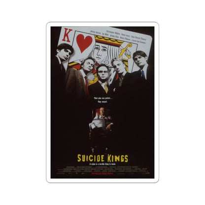 Suicide Kings 1997 Movie Poster - STICKER Vinyl Kiss-Cut Decal 3 Inch White - The Sticker Space