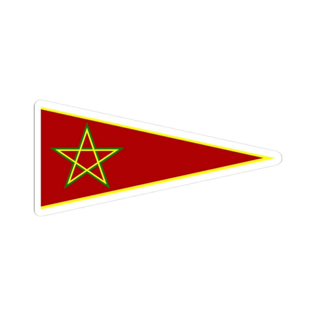 Sultan Standard of Morocco 1939 (Morocco) STICKER Vinyl Kiss-Cut Decal 3 Inch White - The Sticker Space