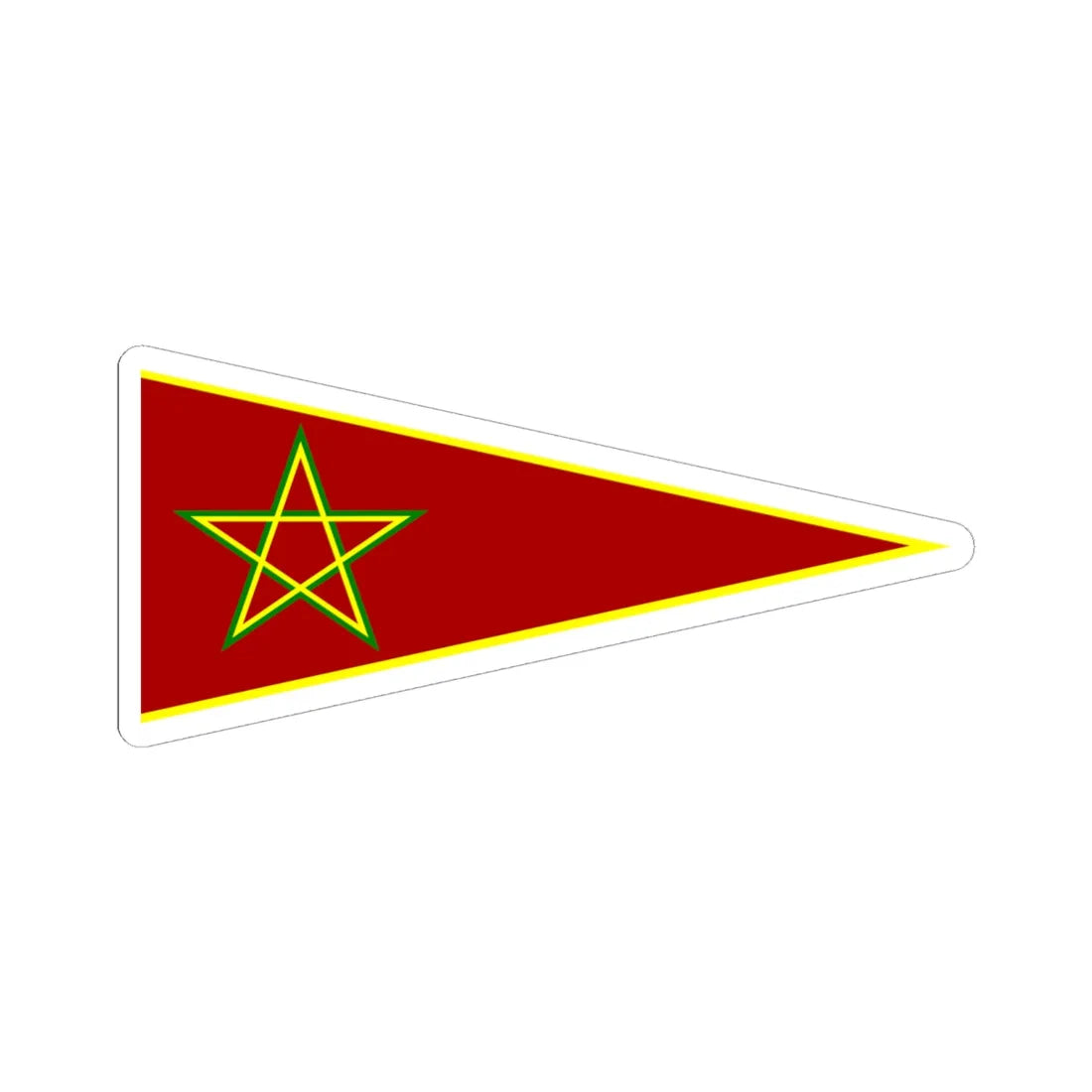 Sultan Standard of Morocco 1939 (Morocco) STICKER Vinyl Kiss-Cut Decal 6 Inch White - The Sticker Space