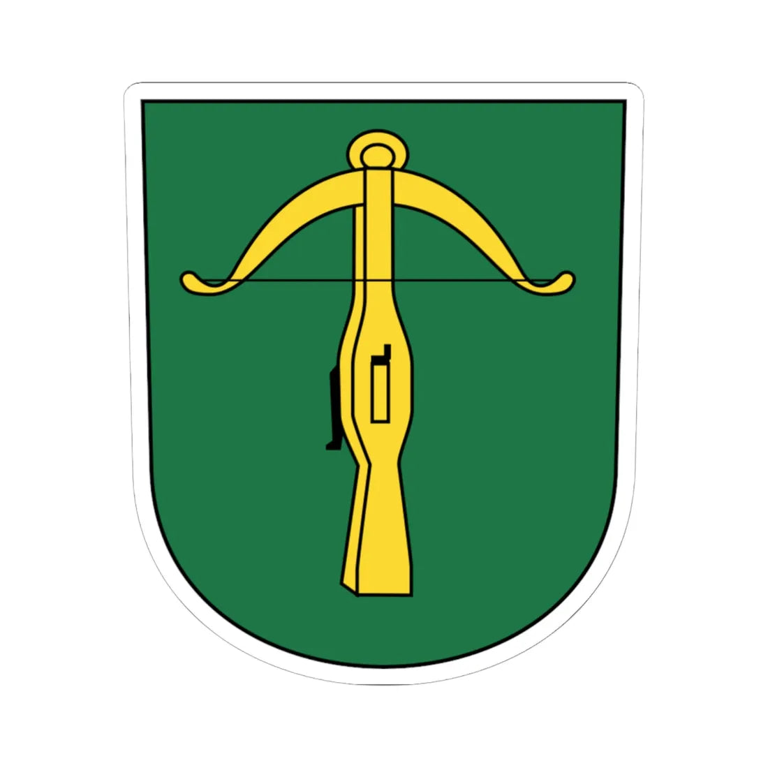 Sulzbach coat of arms (Switzerland) (Coat of Arms) STICKER Vinyl Kiss-Cut Decal 6 Inch White - The Sticker Space