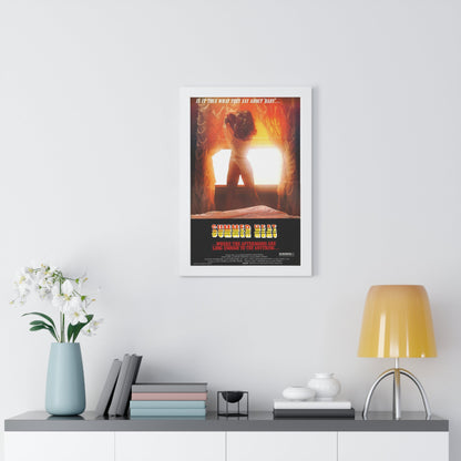 SUMMER HEAT 1987 - Framed Movie Poster-The Sticker Space