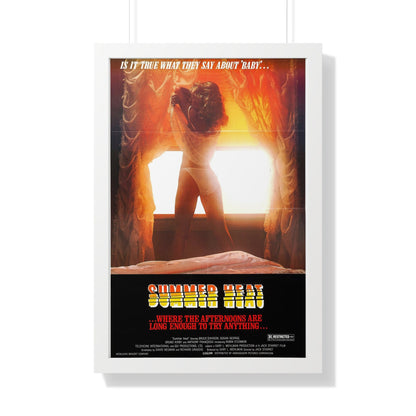 SUMMER HEAT 1987 - Framed Movie Poster-20" x 30"-The Sticker Space