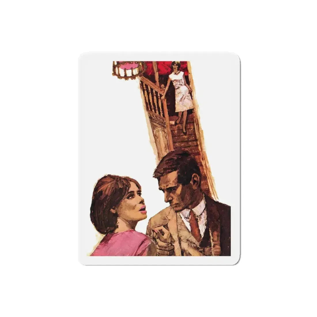 Summer Madness by Rona Randall, My Home magazine, 1964 (Magazine Illustration) Refrigerator Magnet 6 Inch Die-Cut - The Sticker Space