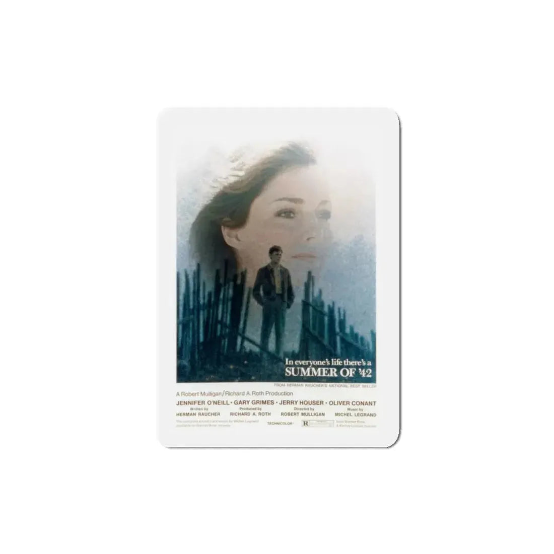 Summer of '42 1971 Movie Poster Refrigerator Magnet 3 Inch - The Sticker Space