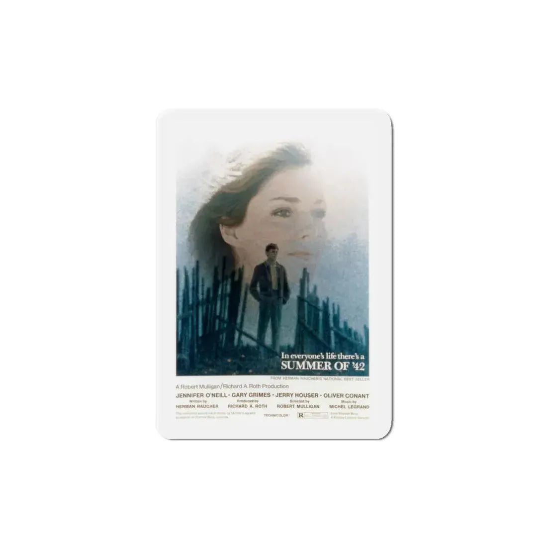 Summer of '42 1971 Movie Poster Refrigerator Magnet 4 Inch - The Sticker Space
