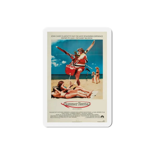 Summer Rental 1985 Movie Poster Refrigerator Magnet 2 Inch - The Sticker Space