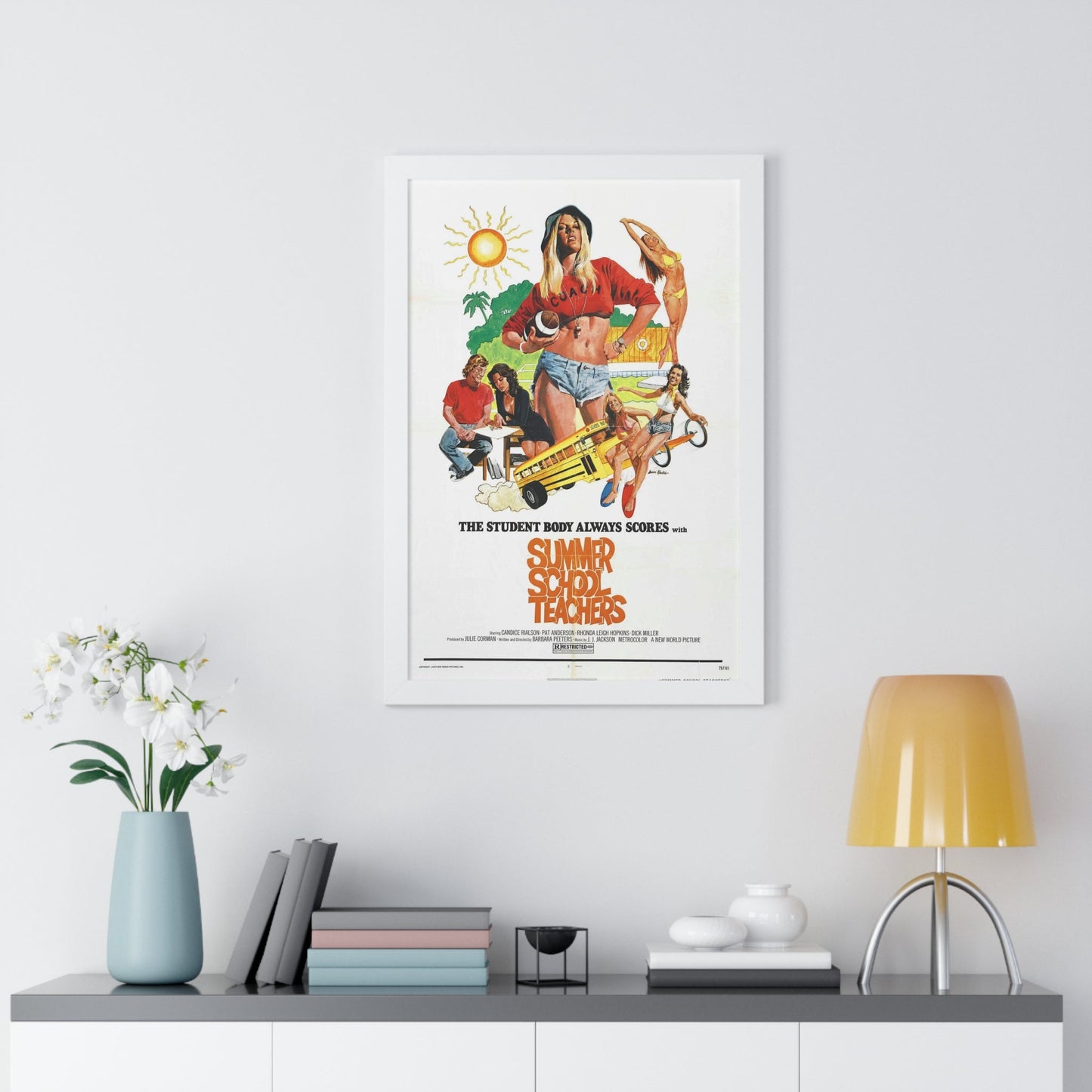 SUMMER SCHOOL TEACHERS 1974 - Framed Movie Poster-The Sticker Space