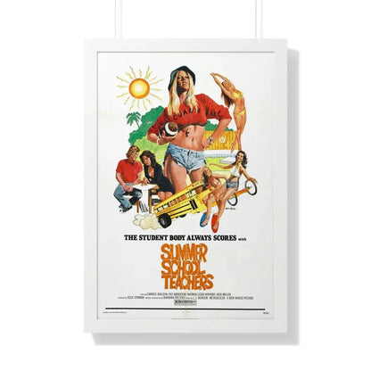 SUMMER SCHOOL TEACHERS 1974 - Framed Movie Poster 20" x 30" White - The Sticker Space