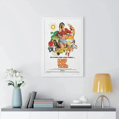 SUMMER SCHOOL TEACHERS 1974 - Framed Movie Poster - The Sticker Space
