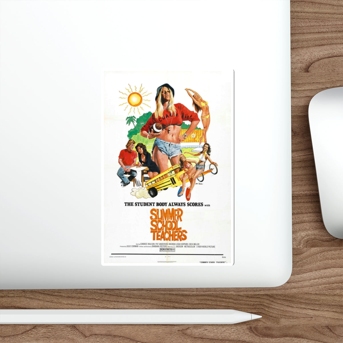 SUMMER SCHOOL TEACHERS 1974 Movie Poster STICKER Vinyl Die-Cut Decal-The Sticker Space