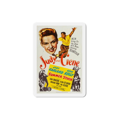 Summer Stock 1950 Movie Poster Die-Cut Magnet-3 Inch-The Sticker Space