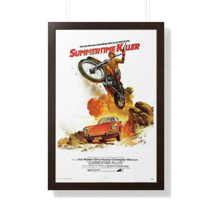 SUMMERTIME KILLER 1972 - Framed Movie Poster 20" x 30" Walnut - The Sticker Space