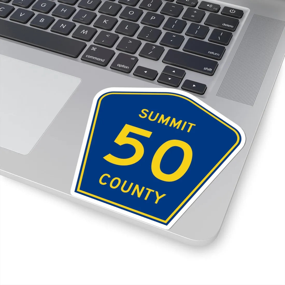Summit County 50 (Ohio) (Road Sign) STICKER Vinyl Kiss-Cut Decal - The Sticker Space
