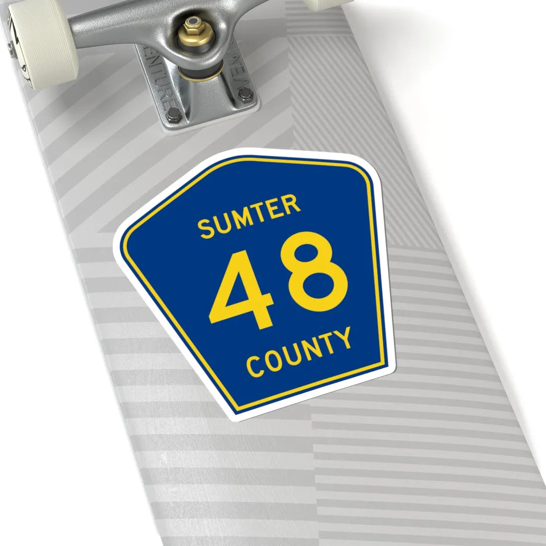 Sumter County 48 (Florida) (Road Sign) STICKER Vinyl Kiss-Cut Decal - The Sticker Space