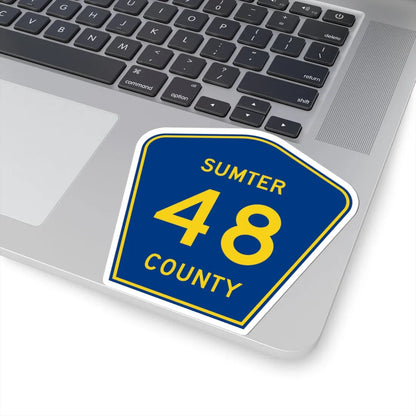 Sumter County 48 (Florida) (Road Sign) STICKER Vinyl Kiss-Cut Decal - The Sticker Space