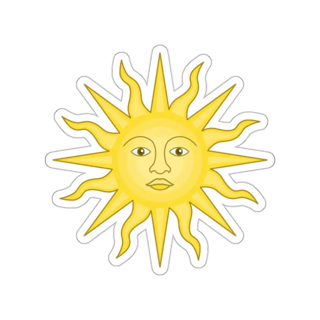 Sun of York STICKER Vinyl Die-Cut Decal 2 Inch - The Sticker Space