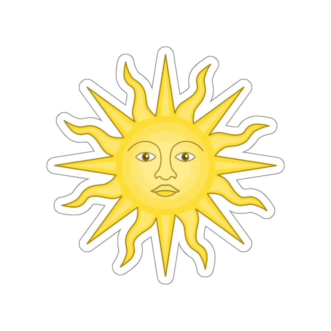 Sun of York STICKER Vinyl Die-Cut Decal 5 Inch - The Sticker Space