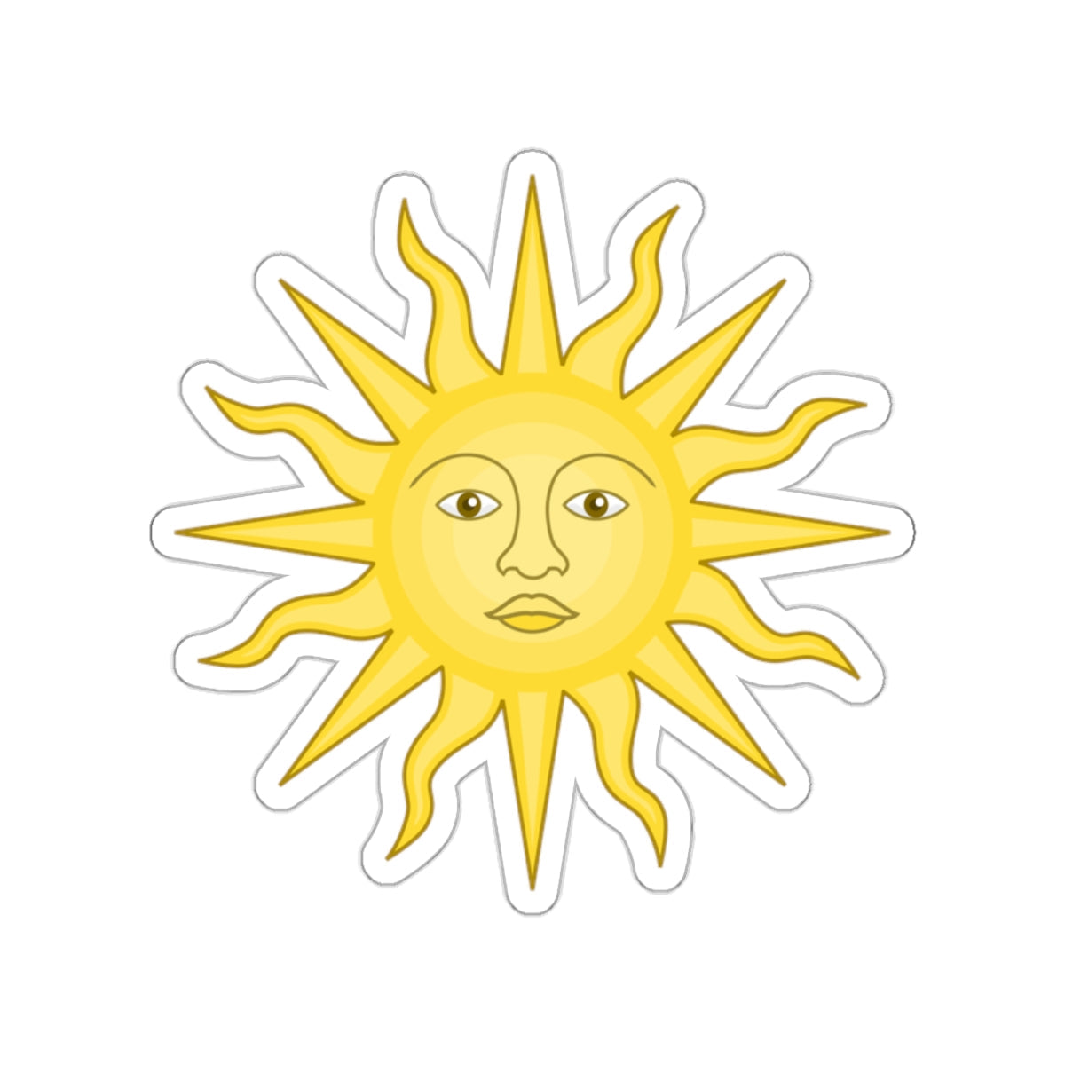 Sun of York STICKER Vinyl Die-Cut Decal-White-The Sticker Space