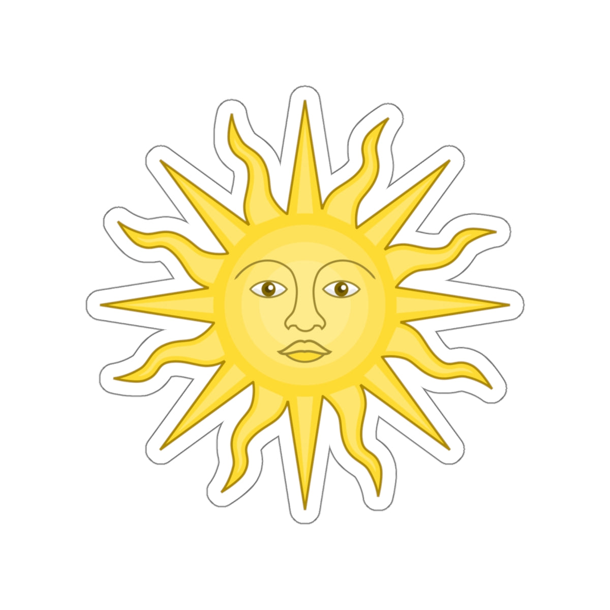 Sun of York STICKER Vinyl Die-Cut Decal-White-The Sticker Space