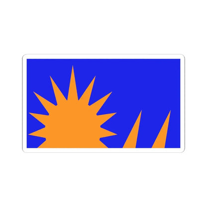 Sunburst Flag Barrys rock (Ireland) STICKER Vinyl Kiss-Cut Decal 4 Inch White - The Sticker Space