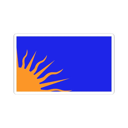 Sunburst Flag (Ireland) STICKER Vinyl Kiss-Cut Decal 6 Inch White - The Sticker Space