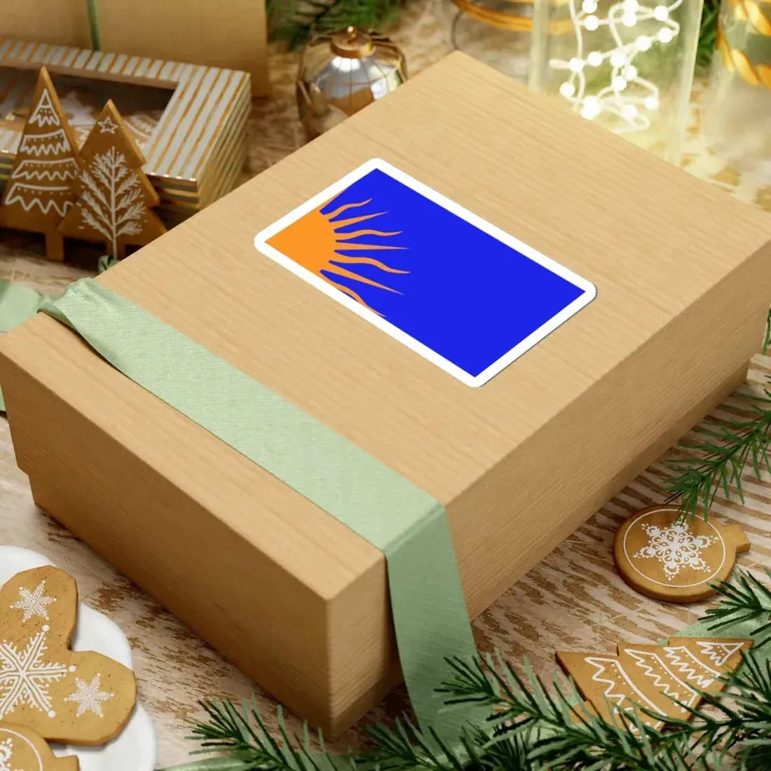 Sunburst Flag (Ireland) STICKER Vinyl Kiss-Cut Decal - The Sticker Space