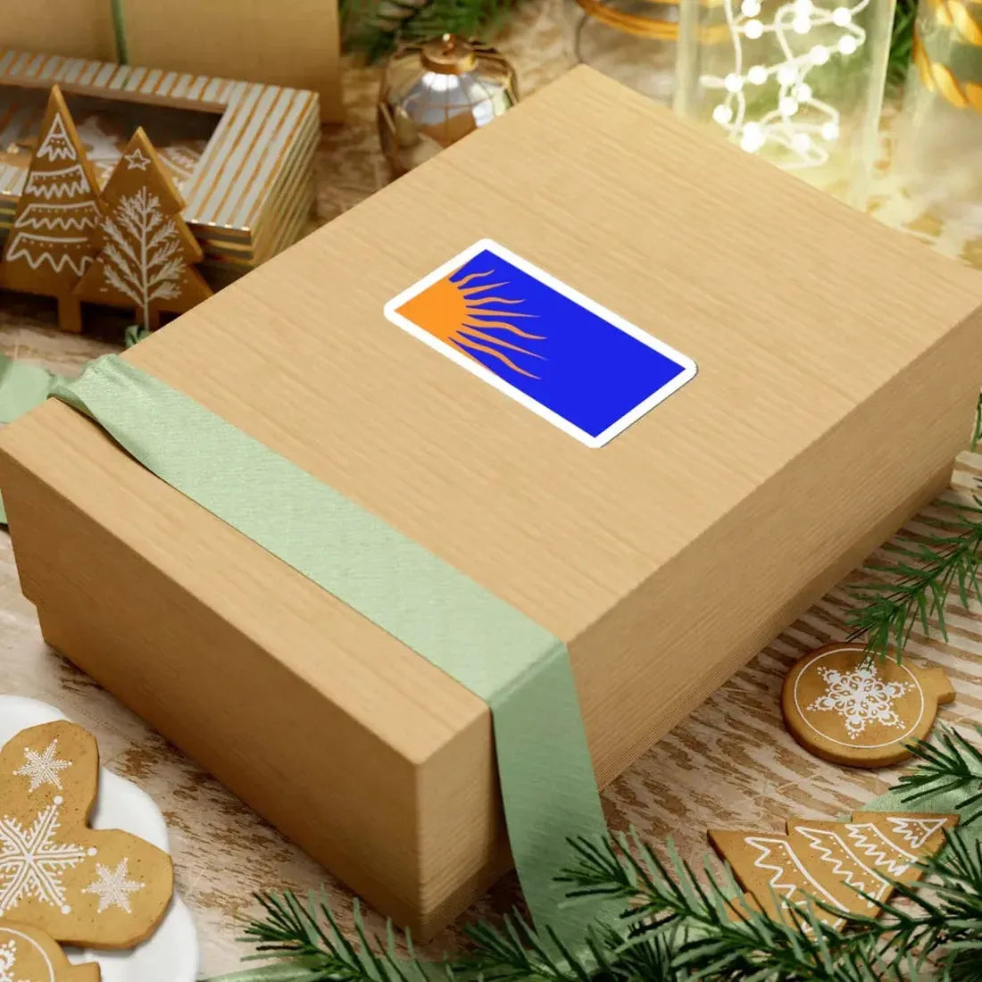 Sunburst Flag Variant (Ireland) STICKER Vinyl Kiss-Cut Decal - The Sticker Space