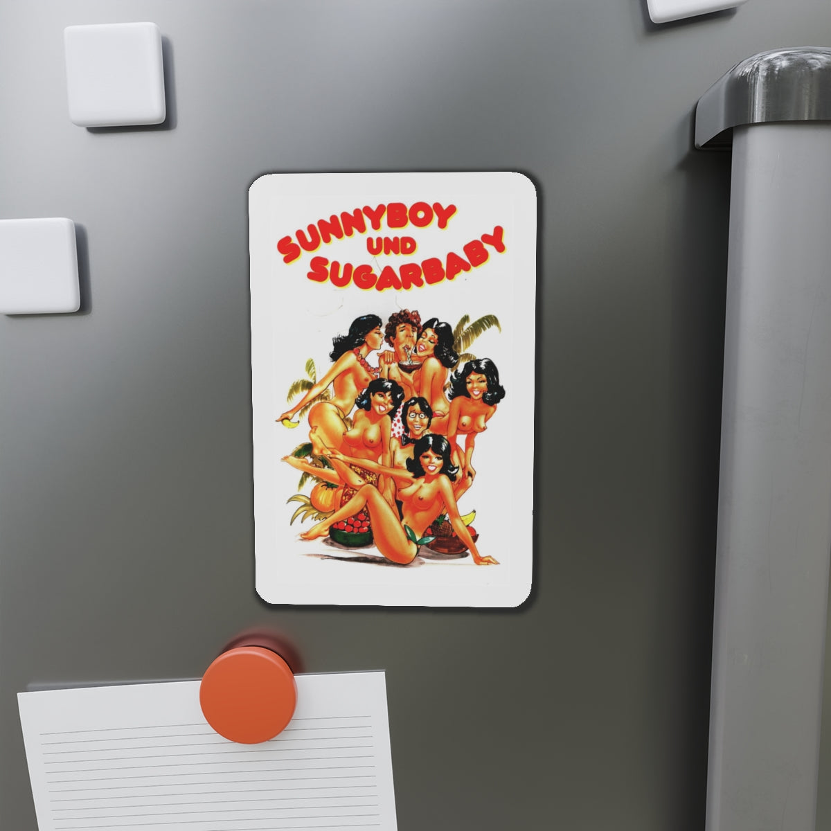 SUNNYBOY AND SUGAR BABY 1979 Movie Poster - Refrigerator Magnet-The Sticker Space