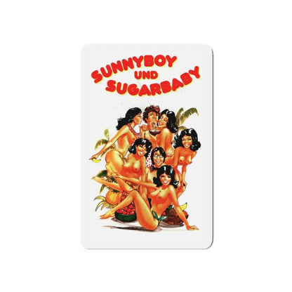 SUNNYBOY AND SUGAR BABY 1979 Movie Poster - Refrigerator Magnet 3 Inch Die-Cut - The Sticker Space