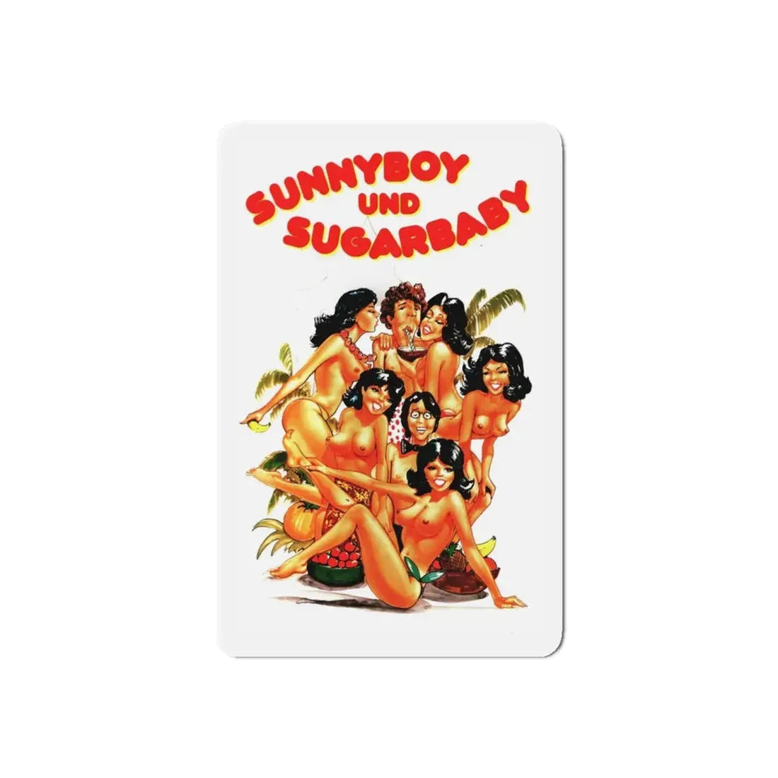SUNNYBOY AND SUGAR BABY 1979 Movie Poster - Refrigerator Magnet 4 Inch Die-Cut - The Sticker Space