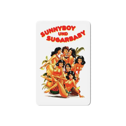 SUNNYBOY AND SUGAR BABY 1979 Movie Poster - Refrigerator Magnet 6 Inch Die-Cut - The Sticker Space
