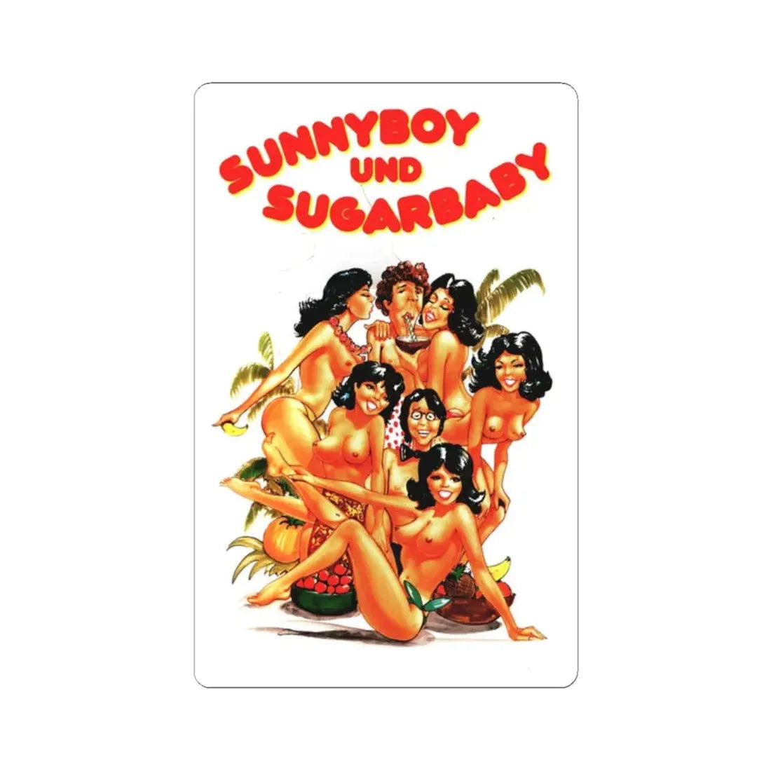 SUNNYBOY AND SUGAR BABY 1979 Movie Poster - STICKER Vinyl Kiss-Cut Decal 2 Inch White - The Sticker Space