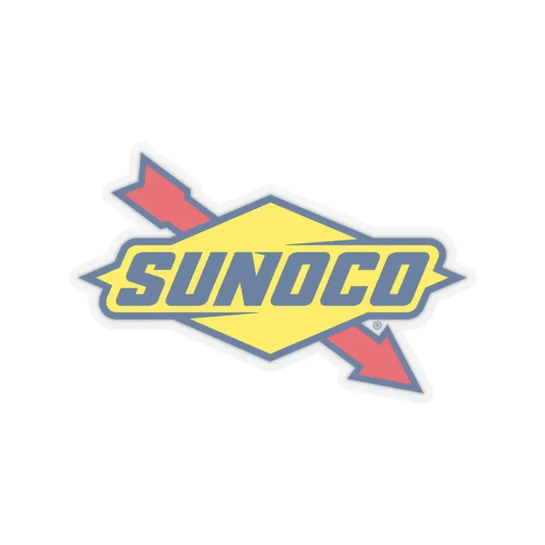 Sunoco LP (Logo) STICKER Vinyl Kiss-Cut Decal 2 Inch Transparent - The Sticker Space