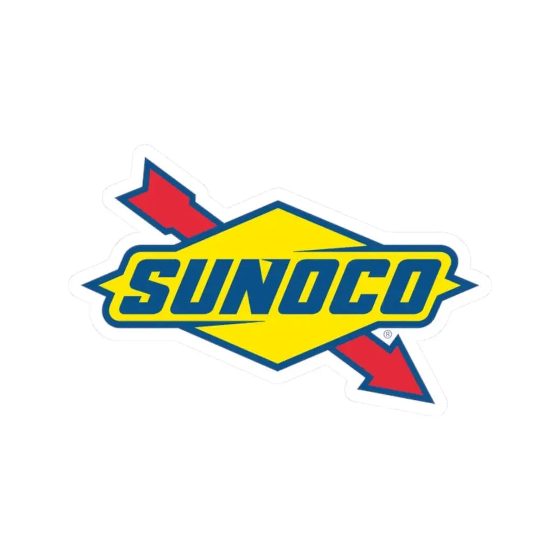 Sunoco LP (Logo) STICKER Vinyl Kiss-Cut Decal 2 Inch White - The Sticker Space