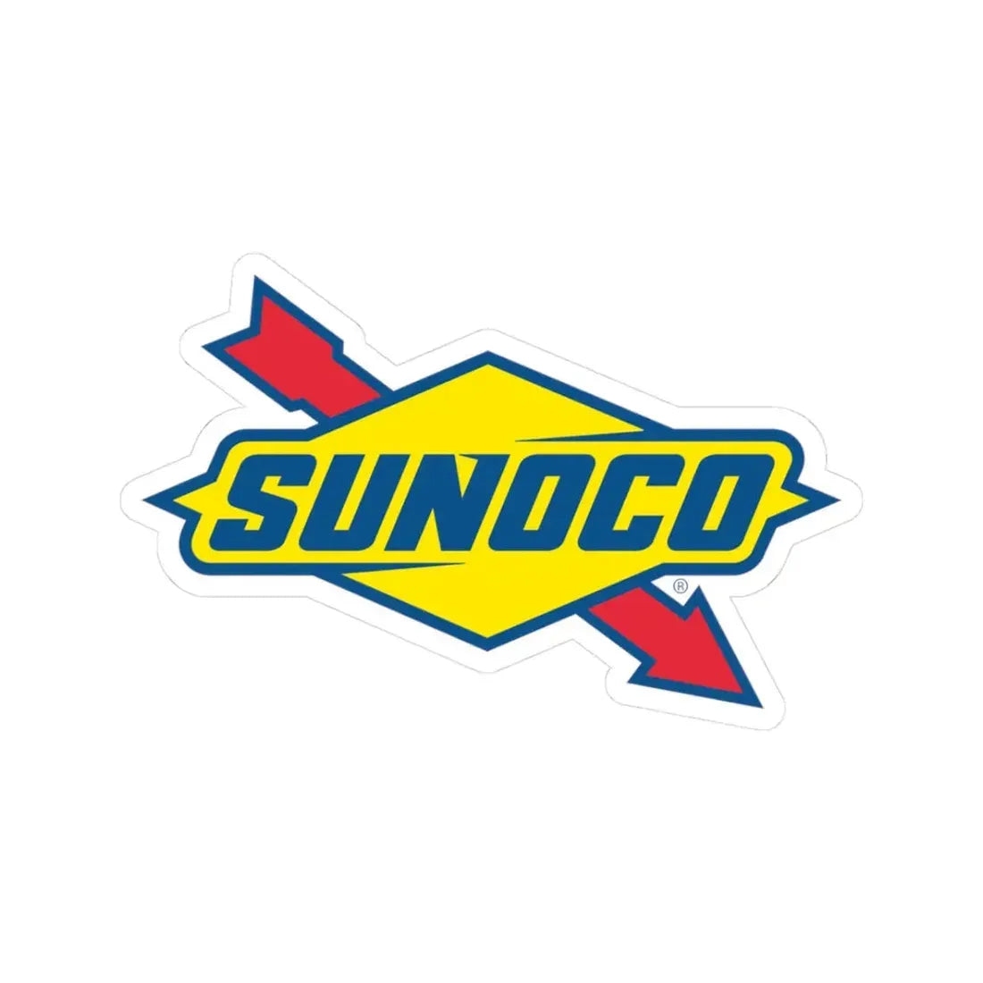 Sunoco LP (Logo) STICKER Vinyl Kiss-Cut Decal 3 Inch White - The Sticker Space