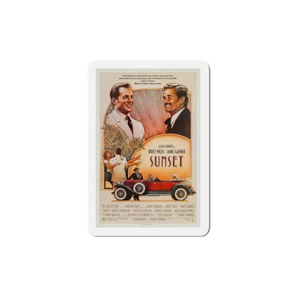 Sunset 1988 Movie Poster Refrigerator Magnet 5 Inch - The Sticker Space
