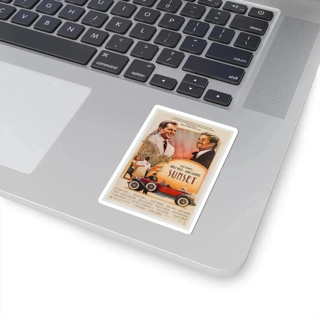 Sunset 1988 Movie Poster - STICKER Vinyl Kiss-Cut Decal - The Sticker Space