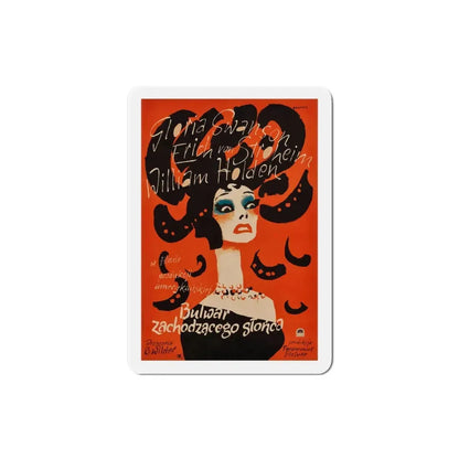 Sunset Boulevard 1950 Movie Poster Refrigerator Magnet 3 Inch - The Sticker Space