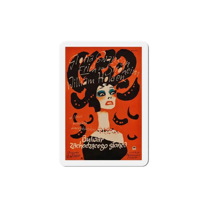 Sunset Boulevard 1950 Movie Poster Refrigerator Magnet 5 Inch - The Sticker Space