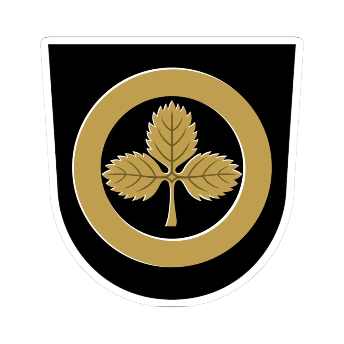 Suonenjoki coat of arms (Finland) (Coat of Arms) STICKER Vinyl Kiss-Cut Decal 3 Inch White - The Sticker Space