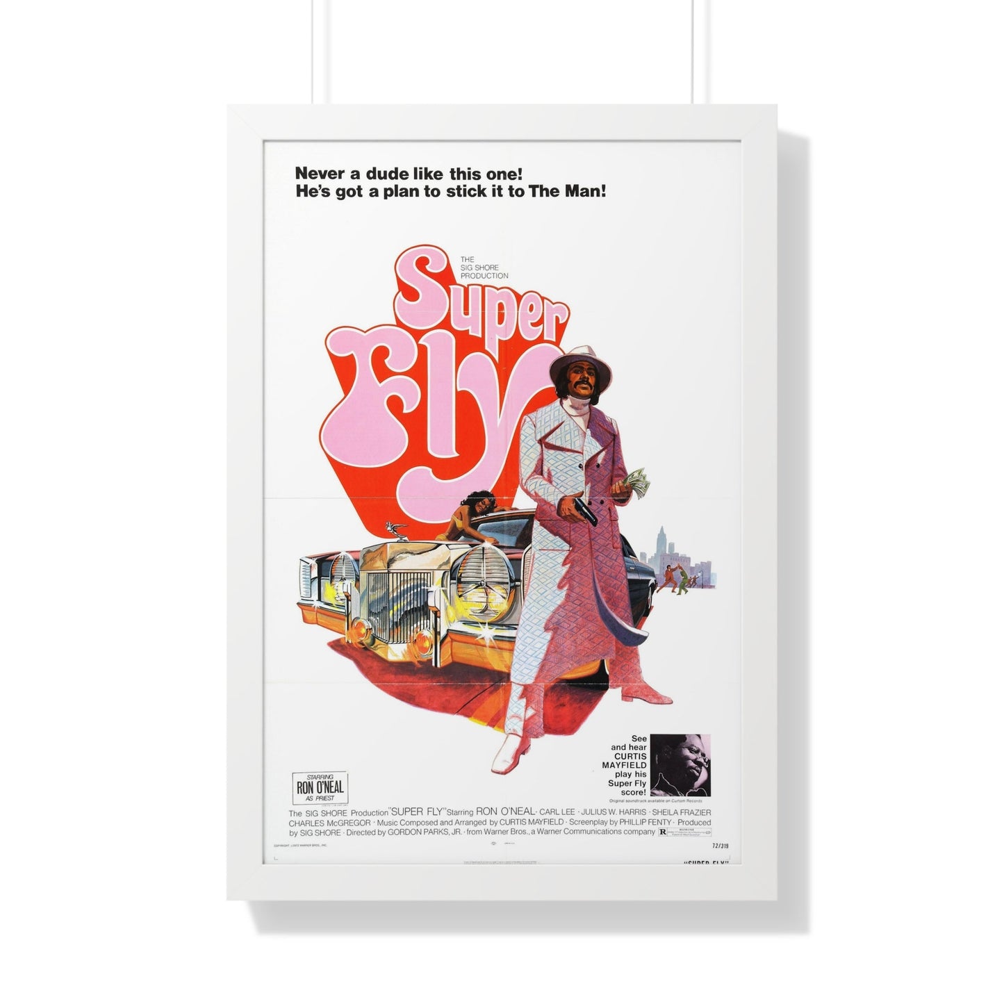 SUPER FLY 1972 - Framed Movie Poster-20" x 30"-The Sticker Space