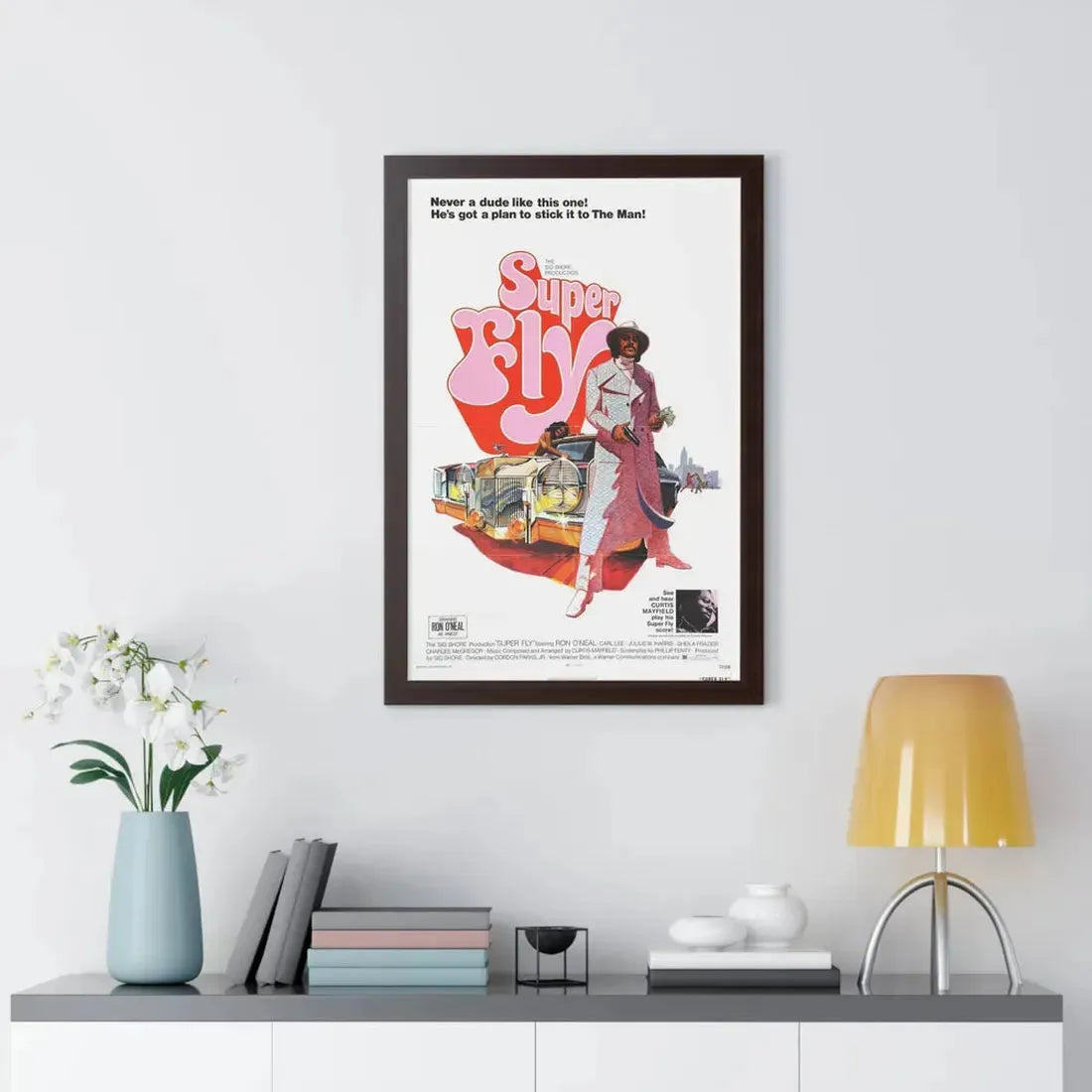 SUPER FLY 1972 - Framed Movie Poster - The Sticker Space