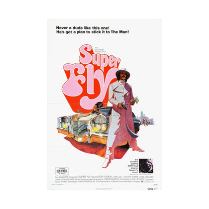 SUPER FLY 1972 - Paper Movie Poster-The Sticker Space