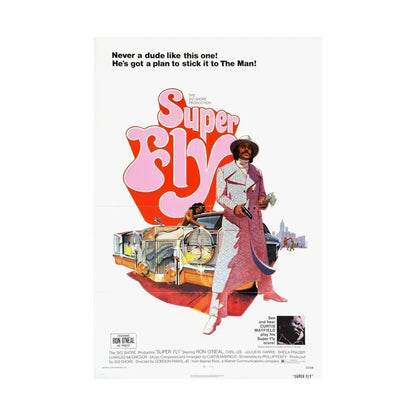 SUPER FLY 1972 - Paper Movie Poster - The Sticker Space