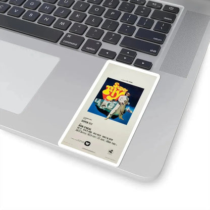 SUPER FLY (ITALIAN) 1972 Movie Poster - STICKER Vinyl Kiss-Cut Decal - The Sticker Space