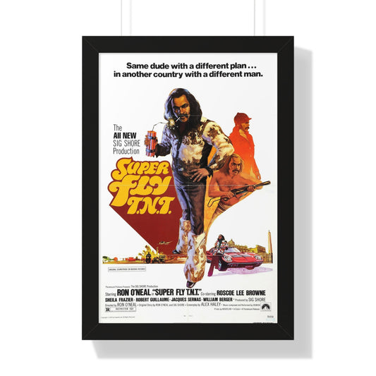 SUPER FLY T.N.T. 1973 - Framed Movie Poster-16″ x 24″-The Sticker Space