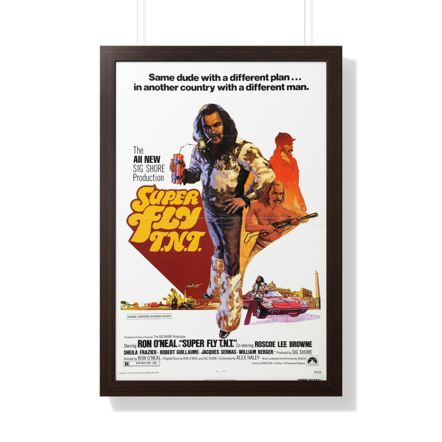 SUPER FLY T.N.T. 1973 - Framed Movie Poster-20" x 30"-The Sticker Space