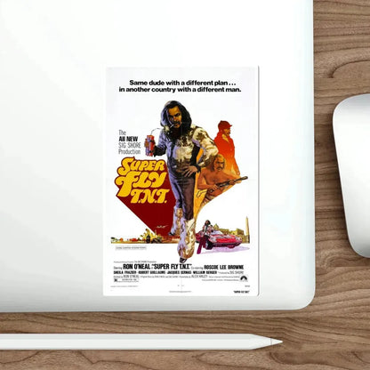 Super Fly TNT 1973 Movie Poster STICKER Vinyl Die-Cut Decal - The Sticker Space