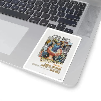 Super Fuzz 1981 Movie Poster - STICKER Vinyl Kiss-Cut Decal - The Sticker Space