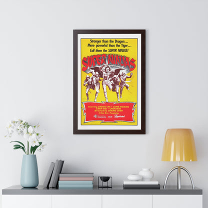 SUPER NINJAS 1982 - Framed Movie Poster-The Sticker Space